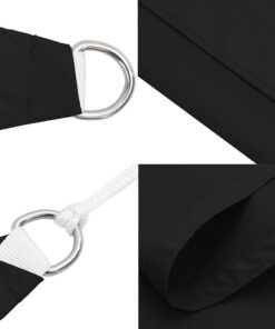 vidaXL Zonnescherm vierkant 2x2 m oxford stof zwart