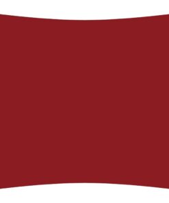 vidaXL Zonnescherm vierkant 3x3 m oxford stof rood