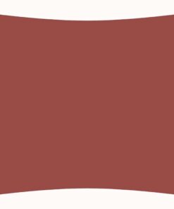 vidaXL Zonnescherm vierkant 3x3 m oxford stof terracottakleurig