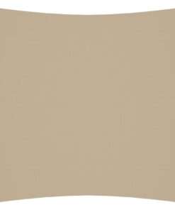 vidaXL Zonnescherm vierkant 4x4 m oxford stof beige