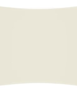 vidaXL Zonnescherm vierkant 4x4 m oxford stof crèmekleurig