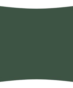 vidaXL Zonnescherm vierkant 4x4 m oxford stof donkergroen