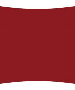 vidaXL Zonnescherm vierkant 4x4 m oxford stof rood