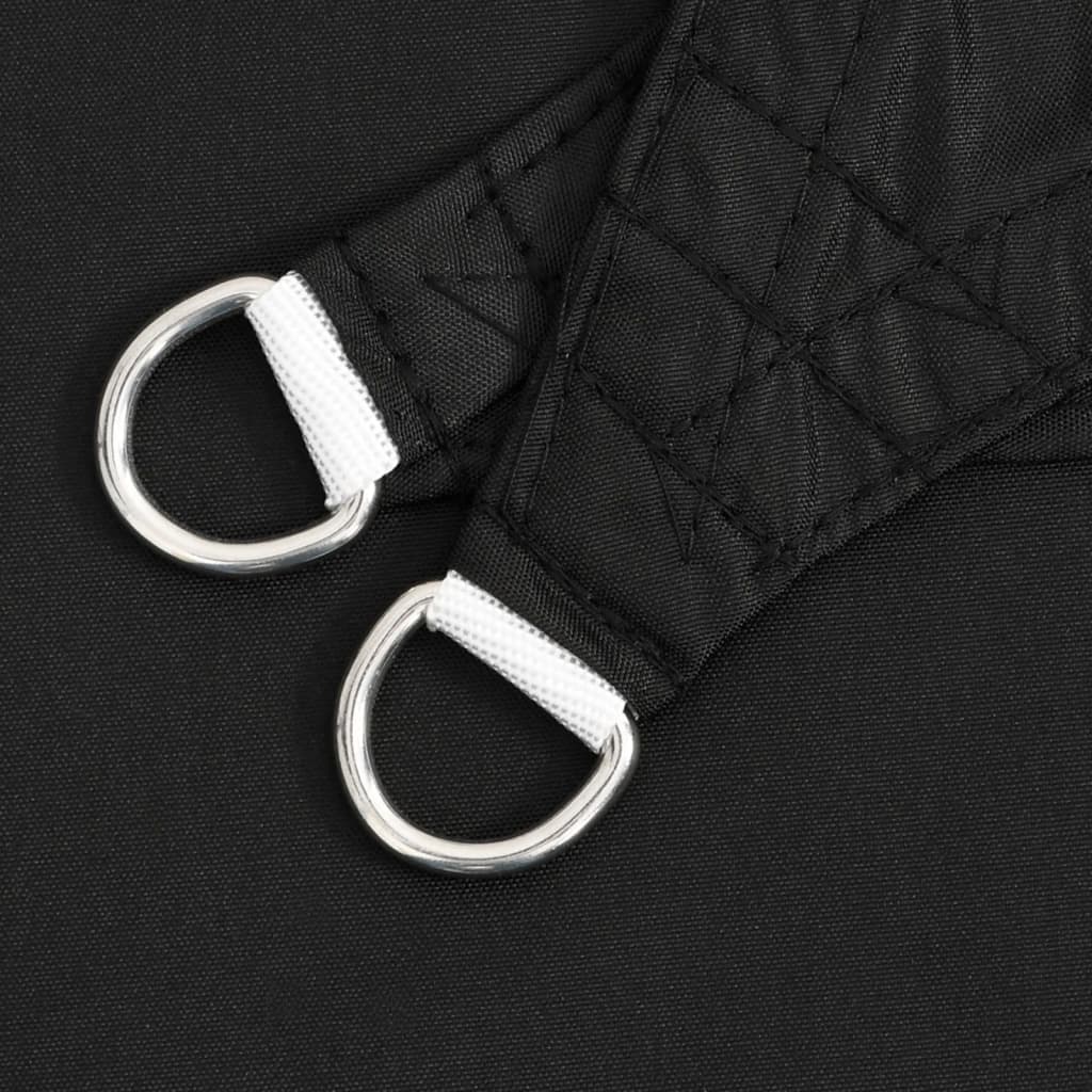 vidaXL Zonnescherm vierkant 4x4 m oxford stof zwart