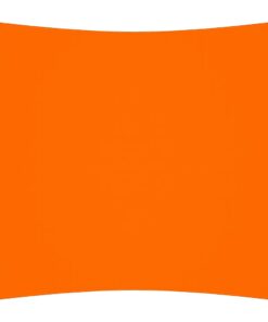 vidaXL Zonnescherm vierkant 5x5 m oxford stof oranje