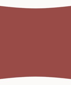 vidaXL Zonnescherm vierkant 6x6 m oxford stof terracottakleurig