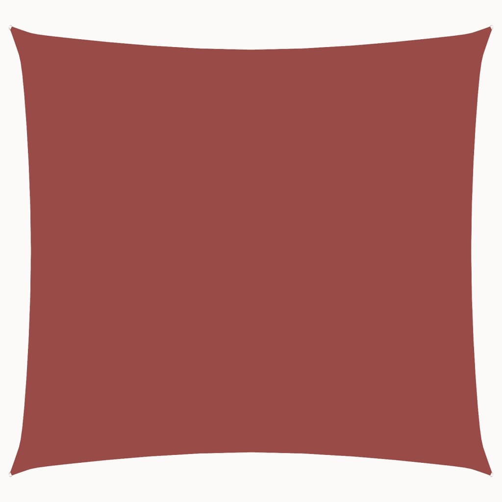 vidaXL Zonnescherm vierkant 6x6 m oxford stof terracottakleurig