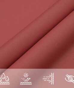 vidaXL Zonnescherm vierkant 6x6 m oxford stof terracottakleurig