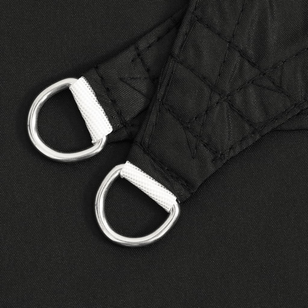 vidaXL Zonnescherm vierkant 6x6 m oxford stof zwart