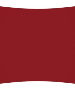 vidaXL Zonnescherm vierkant 7x7 m oxford stof rood