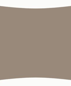 vidaXL Zonnescherm vierkant 7x7 m oxford stof taupe