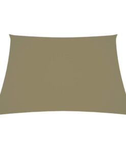 vidaXL Zonnezeil trapezium 2/4x3 m oxford stof beige