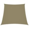 vidaXL Zonnezeil trapezium 2/4x3 m oxford stof beige