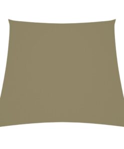 vidaXL Zonnezeil trapezium 2/4x3 m oxford stof beige