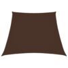 vidaXL Zonnezeil trapezium 2/4x3 m oxford stof bruin