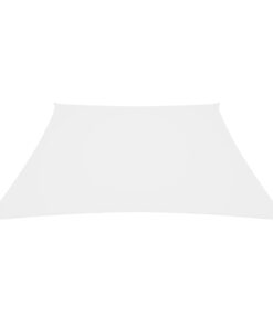 vidaXL Zonnezeil trapezium 2/4x3 m oxford stof wit