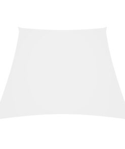 vidaXL Zonnezeil trapezium 2/4x3 m oxford stof wit