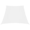 vidaXL Zonnezeil trapezium 3/5x4 m oxford stof wit