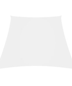 vidaXL Zonnezeil trapezium 3/5x4 m oxford stof wit