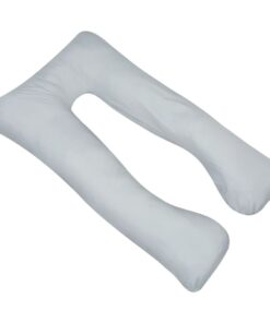 vidaXL Zwangerschapskussen 90x145 cm grijs