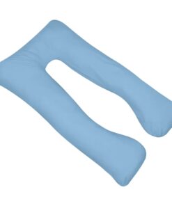 vidaXL Zwangerschapskussen 90x145 cm lichtblauw