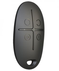 AJAX SPACECONTROL,ZWART, DRAADLOZE AFSTANDSBEDIENING/OVERVAL