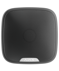 AJAX STREETSIREN, ZWART, DRAADLOZE BUITENSIRENE MET LED