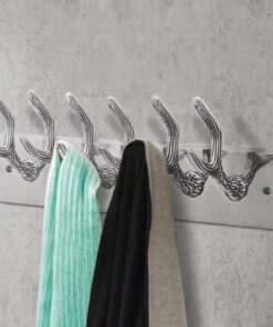 Aluminium kapstok zilverkleurig