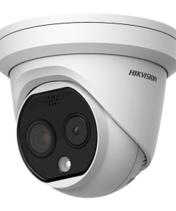 DS-2TD1228-2/QA, Thermisch bi-spectrum dome, 2.1mm, Strobe/Audio