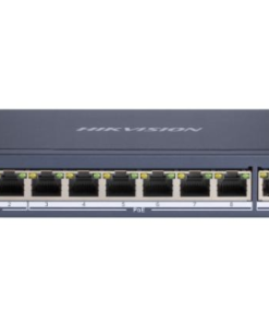 DS-3E0510HP-E, Hikvision Gigabit PoE Switch unmanaged, 8 poorts