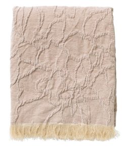 Dutch Decor Florine Plaid met Franjes 140x180 cm Beige
