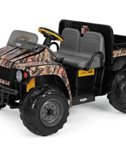 John Deere Gator HPX Camo 12 volt elektrische kindertractor tweezits