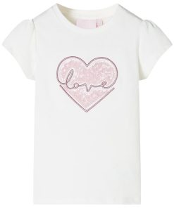 Kindershirt 104 ecru