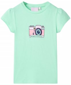 Kindershirt 116 felgroen