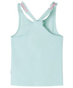 Kindertopje 116 lichtmintkleurig