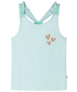 Kindertopje 116 lichtmintkleurig