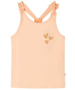 Kindertopje 128 lichtoranje