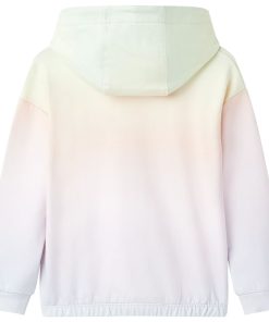 Kindertrui met capuchon 104 sterrenwit