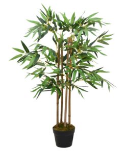 Kunstplant bamboe Twiggy met pot 90 cm