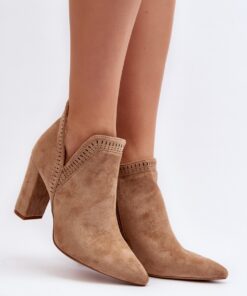 Laarsjes met hoge hak model 192680 Step in style