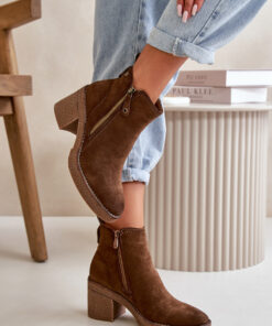 Laarsjes met hoge hak model 199076 Step in style