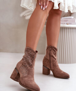 Laarsjes met hoge hak model 199323 Step in style