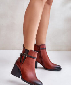 Laarsjes met hoge hak model 201163 Step in style