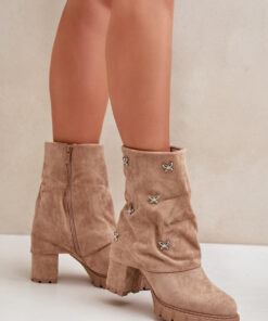 Laarsjes met hoge hak model 203531 Step in style