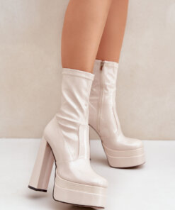 Laarsjes met hoge hak model 204681 Step in style