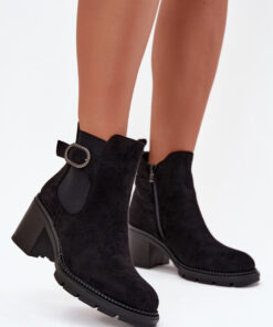 Laarsjes met hoge hak model 216653 Step in style