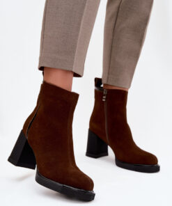 Laarsjes met hoge hak model 217493 Step in style