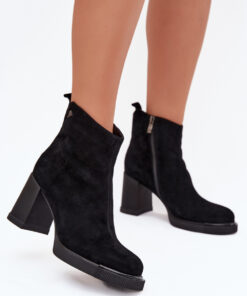 Laarsjes met hoge hak model 217801 Step in style