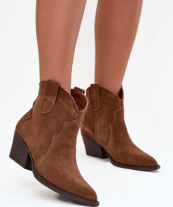 Laarsjes met hoge hak model 219126 Step in style