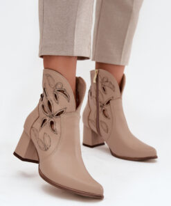 Laarsjes met hoge hak model 219129 Step in style